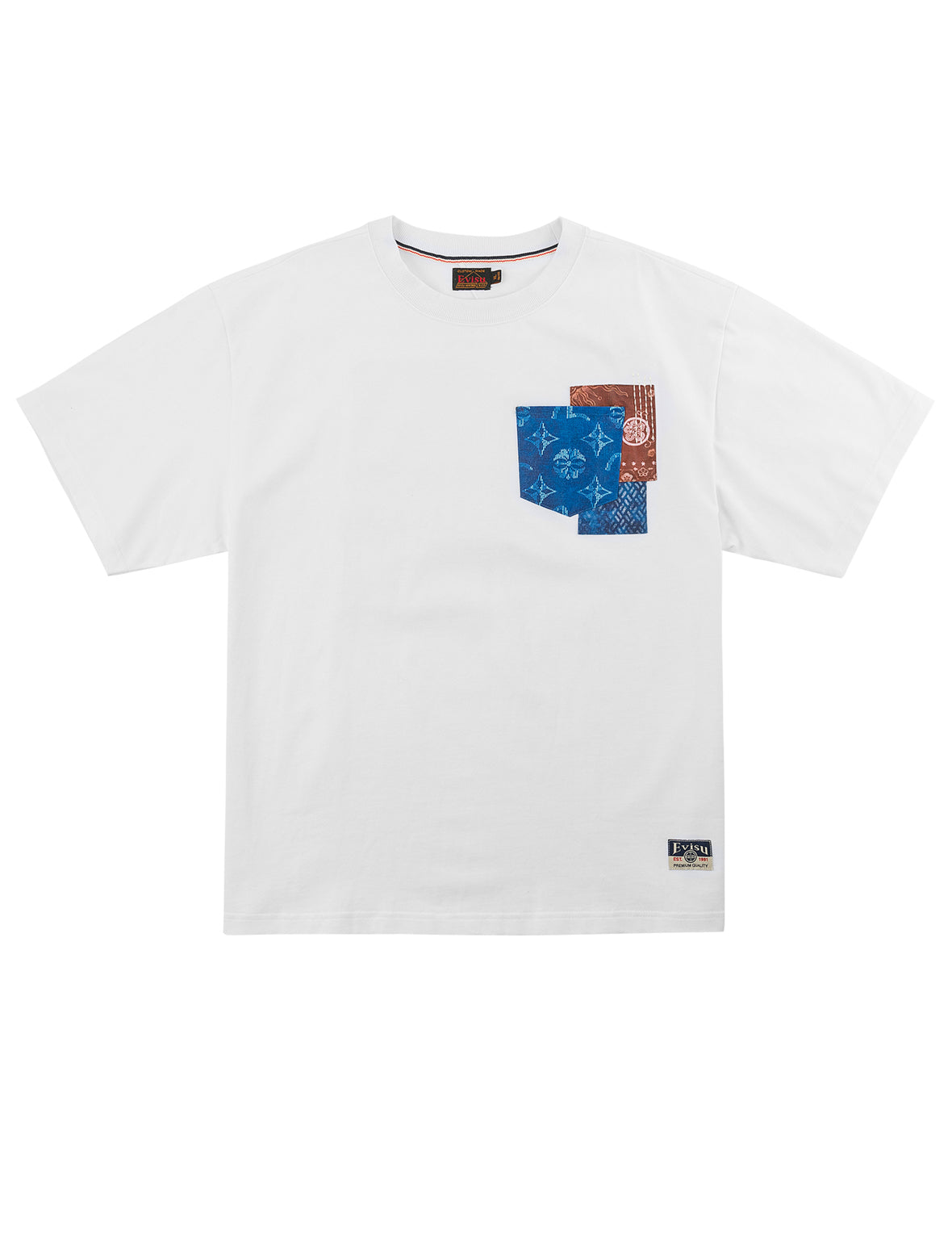 Multi-Pocket Sashiko Tee